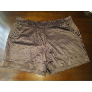 Ingredients Sz 14 Brown Womens Casual Shorts